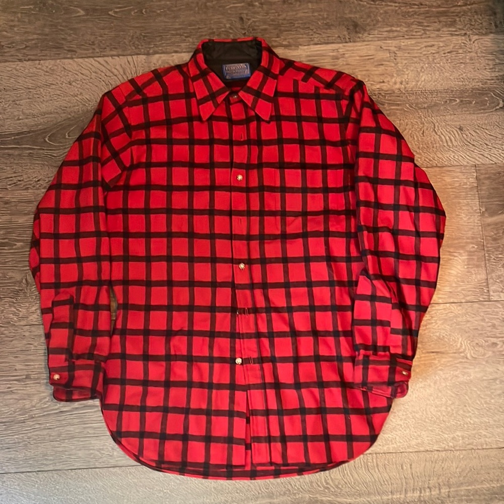 Vintage Pendleton Mens Medium Wool Flannel